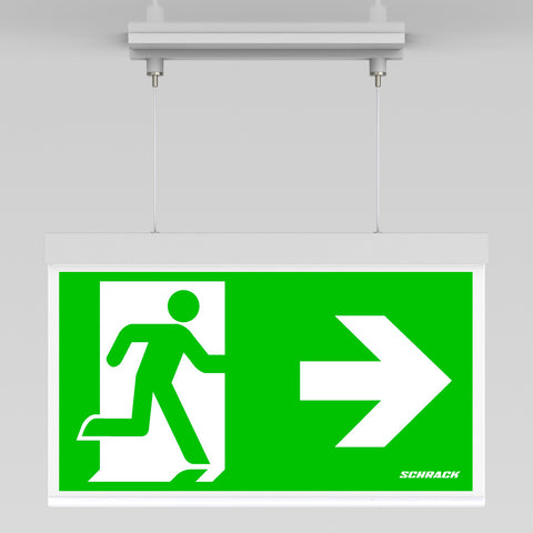 C.il. Siguranta AX alb, LED, suspendat incastrat