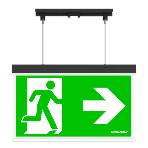 C.il. Siguranta AX Duo antracit, LED, suspendat incastrat