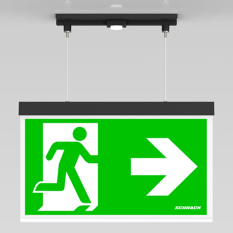 C.il. Siguranta AX Duo antracit, LED, suspendat incastrat