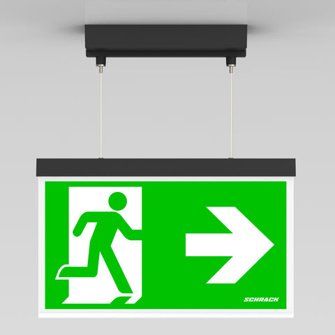 C.il. Siguranta AX antracit, LED, suspendat aparent