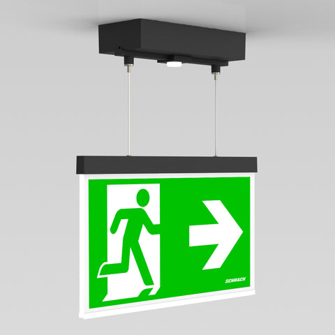 C.il. Siguranta AX Duo antracit, LED, suspendat aparent