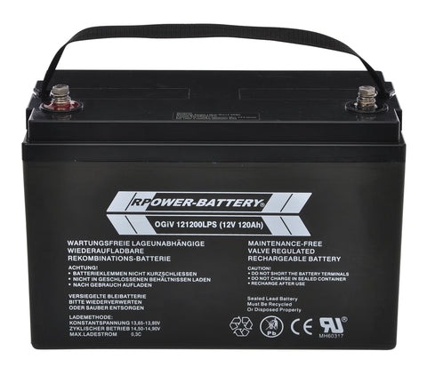 Baterie AGM Longlife 10-12 ani OGIV 12V/124Ah RPower (C20)