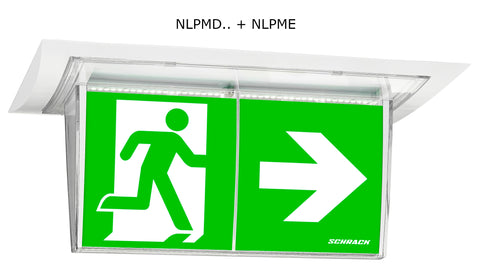 Corp de il siguranță PM autocontrol LED 3h 230V AC plafon TT