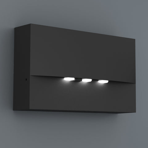 Corp de il de siguranță WAF antracit 3x1W ERT-LED 3h 230V AC