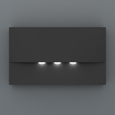 Corp de il de siguranță WAF antracit 3x1W ERT-LED 3h 230V AC