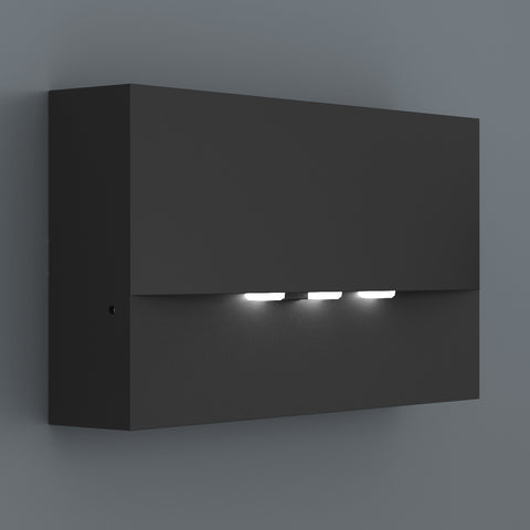 Corp de il de siguranță WAF antracit 3x1W ERT-LED 3h 230V AC