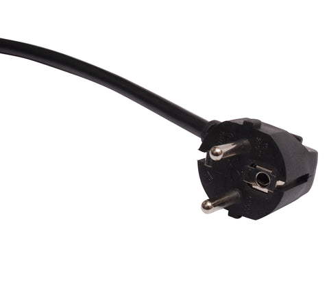 PDU 9x Schuko, 19", 1U, cablu 2m,comutator on/off negru,ALU