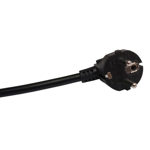 PDU 9x Schuko, 19", 1U, cablu 2m,comutator on/off negru,ALU