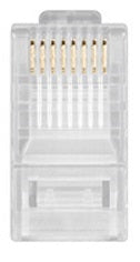 Conector tată RJ45 UTP 8P8C pentru cablu plat