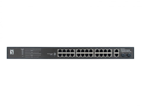 Switch 24xRJ45 10/100/ (PoE) + 2xGRJ45 + 2xGSFP