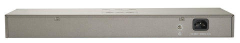 Switch 24xRJ45 10/100,silențios,f.vent,alim.int.,metal,19"