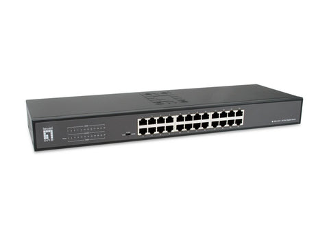 Switch 24xRJ45 10/100/1000, Silent, w/o fan, internal PSU