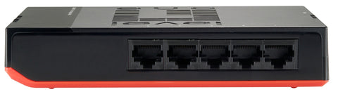Switch 5xRJ45 10/100/1000,silențios,f.vent.,alim.extern