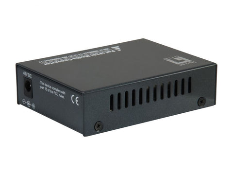 Mediaconvertor 1x RJ45 10/100/1000 - 1x FO SFP-Slot 30W PoE