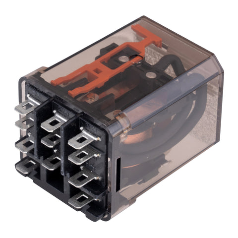 Releu de putere 3CC 24Vc.c. 16A, capac normal AMP Faston 187