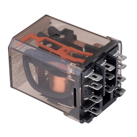 Releu de putere 3CC 24Vc.c. 16A, capac normal AMP Faston 187
