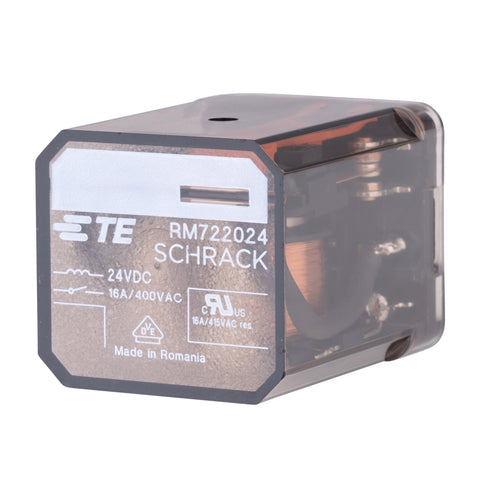 Releu de putere 3CC 24Vc.c. 16A, capac normal AMP Faston 187