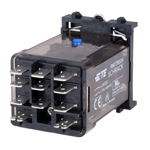 Releu de putere 3CC 24Vc.c. 16A, orizontal, AMP Faston 250