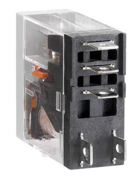 Releu industrial îngust, 1CC, 24Vc.c., 10A, LED+diodă prot
