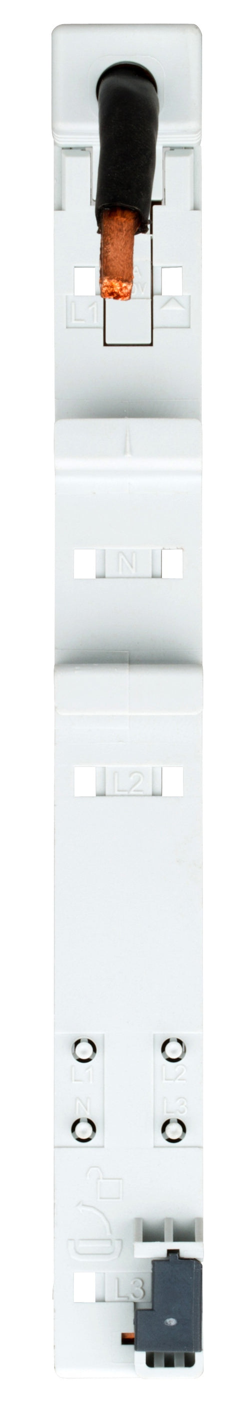 Adaptor de bare 63A, 1 pol, pt. sistemul compact de 60mm