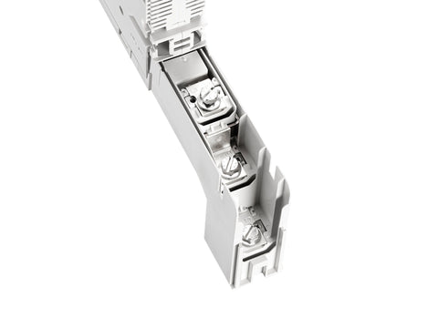Separator cu fuzibile vertical NH00 160A, sus, M8, plat