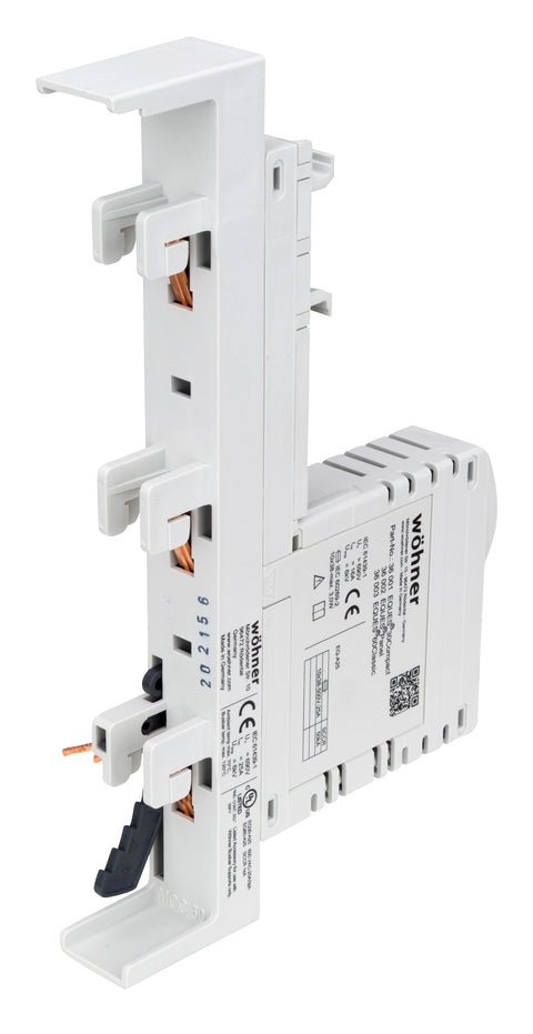 Adaptor bare 16 A pentru relee de monitorizare 22,5 mm