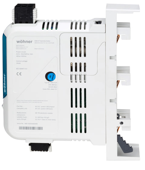 OMUS, contactor hibrid, 3 poli, 25A, 60 mm