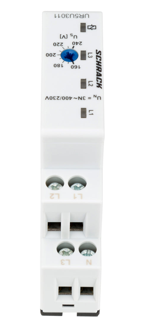 Releu supraveghere tensiune trifazată 3x160-240V, 1CC
