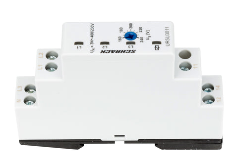 Releu supraveghere tensiune trifazată 3x160-240V, 1CC