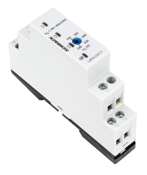 Releu supraveghere tensiune trifazată 3x160-240V, 1CC