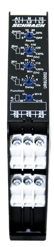 Releu suprav. tensiune 3fazată, Ualim=24-240VAC/VDC, 2CC, 5A