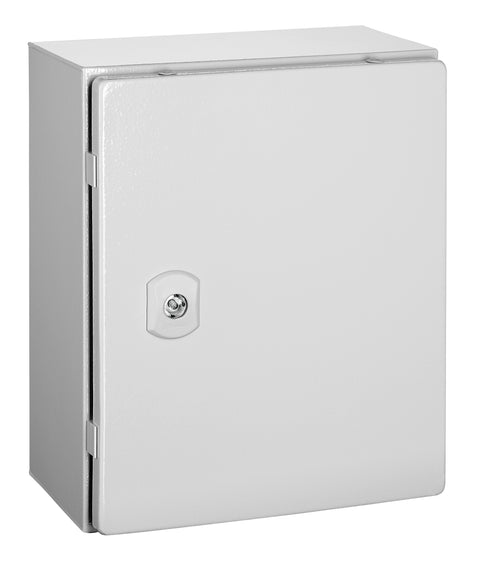 Cutie metalică+contrapanou, o uşă IP66 ÎxLxA=300x250x150mm