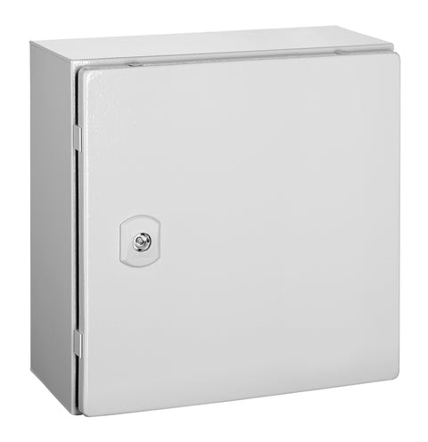Cutie metalică+contrapanou, o uşă IP66 ÎxLxA=300x300x150mm