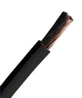 Conductor flex. cu izolaţie din PVC H07V-K 1,5mm² negru HPV