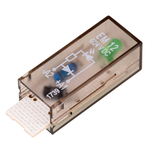 Modul LED verde 6/24 Vcc +dioda pt.relee PT