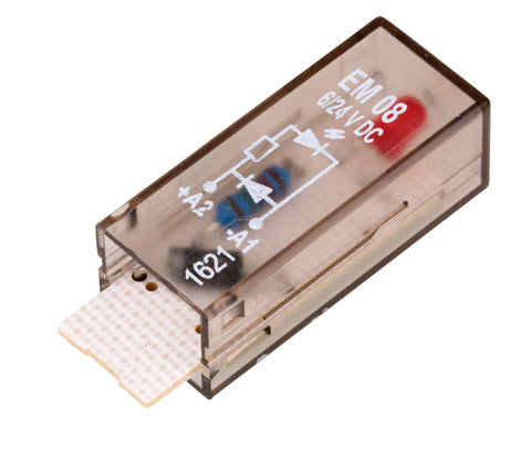 Modul LED rosu 6/24 Vcc +dioda pt.relee PT