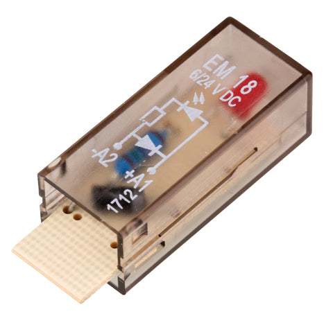 Modul LED rosu 6/24 Vcc +dioda pt.relee PT