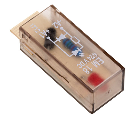 Modul LED rosu 6/24 Vcc +dioda pt.relee PT
