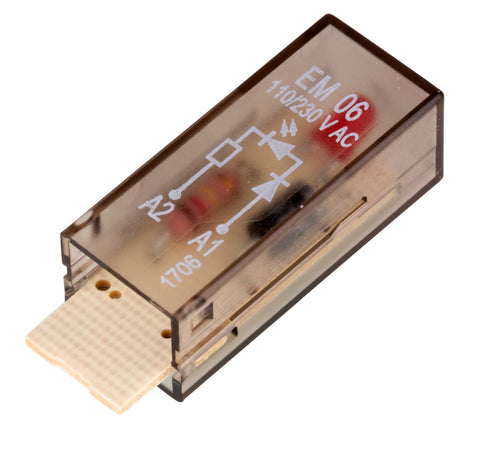 Modul LED rosu 110/230 Vca pt.relee PT