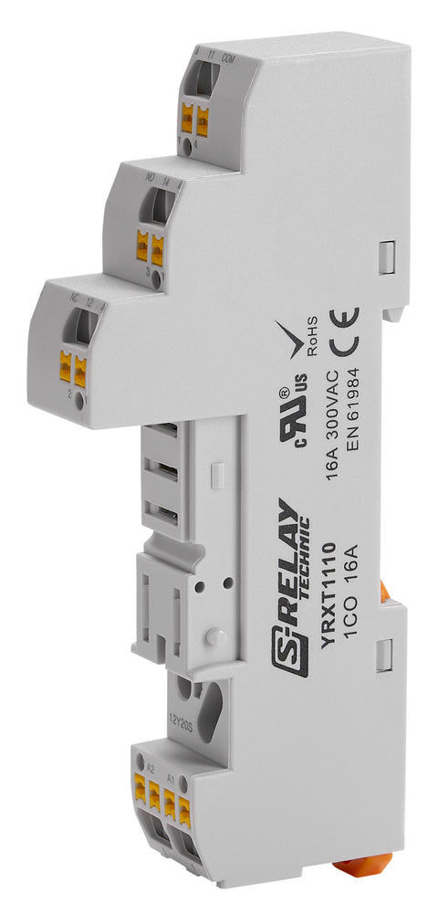 Soclu plug-in, borne dispuse logic, relee RXT 1 pol