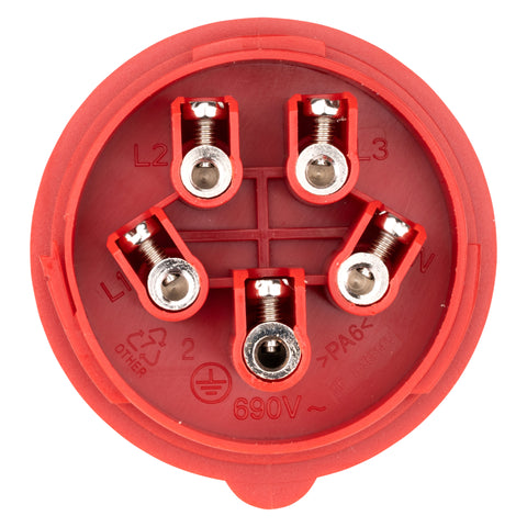 Fişă CEE, 5 poli 16A 400V IP44