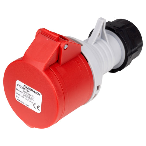 Priză CEE mobilă,, 5 poli, 16A 400V IP44
