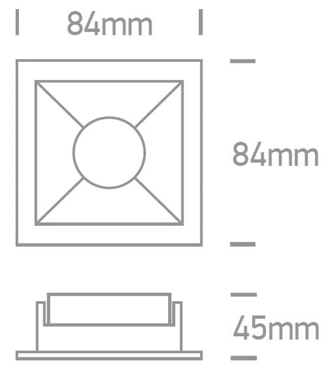 Ula 10W MR16 GU10 IP20 negru cu alb reflector