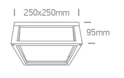 Miria 2x12W wall lamp E27 IP54antracit