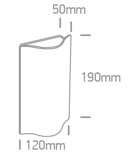 Emi-L LED 2x6W wall lamp 2x400lm 3000K 230V IP54 alb