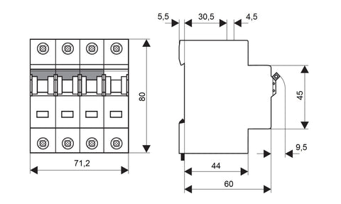 Intreruptor automat D50/3N 10kA
