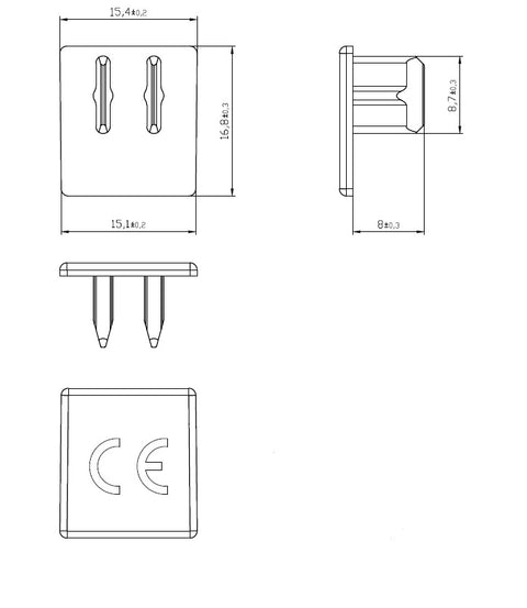 Capac protectie barete 3P 16mm²