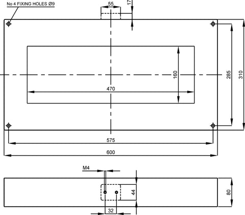 Transformator pentru releu diferențial tip A, 470x160mm