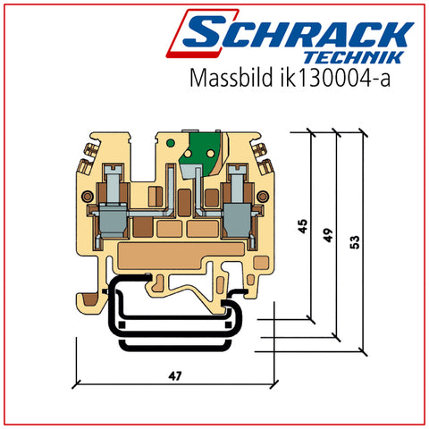 Clemă deconectabilă bej, tip MPS.4/0,2-6 mm²
