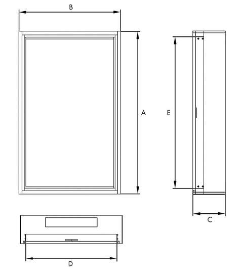 Ramă aplicată+uşă 3A-21 (Lăţ=3PC / Înălţ=21UV)